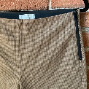 Everlane Side-zip Stretch Cotton Pants in Houndstooth